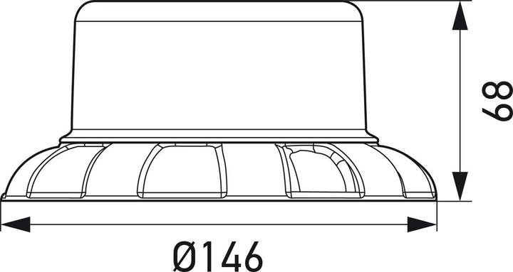 Immagine prodotto Hella Lampeggiante LED per AMAZONE