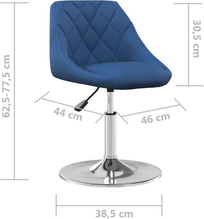 Actual product image VidaXL Drehbarer Esszimmerstuhl