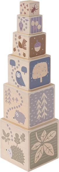 Actual product image Howa Stacking tower "little woods" made of wood