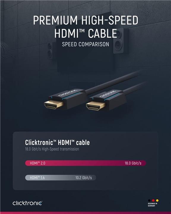 Image du produit Goobay HDMI (Typ A) — HDMI (Typ A) (5 m, HDMI)