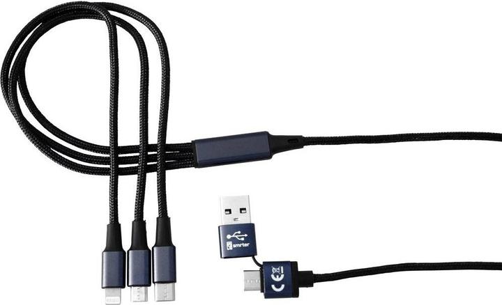 Image du produit Smrter USB C – USB C/Lightning/Micro USB (1.20 m, USB 2.0)