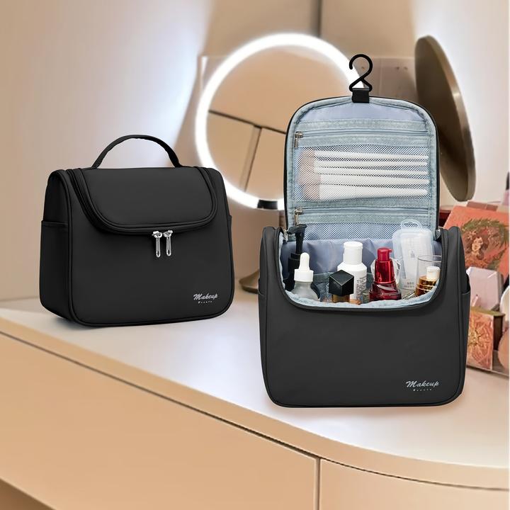 Image du produit Only-Bags.Store Casual Style grosse Kapazität Kosmetikkoffer, Nylon Kulturtasche mit mehreren Taschen, langlebig (9.80 l)