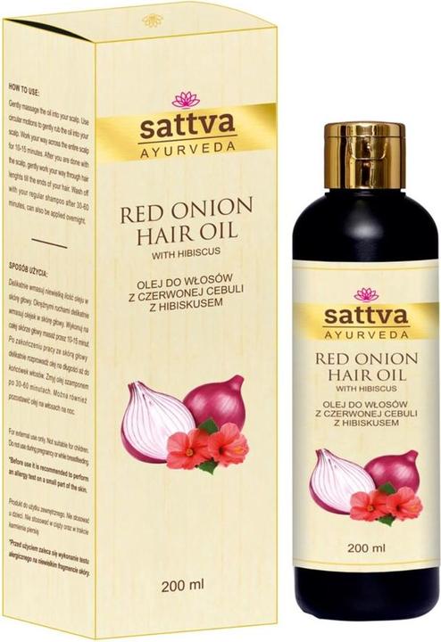 Sattva Ayurveda Sattva Hair Oil Red Onion Hair Oil 200Ml (200 ml)