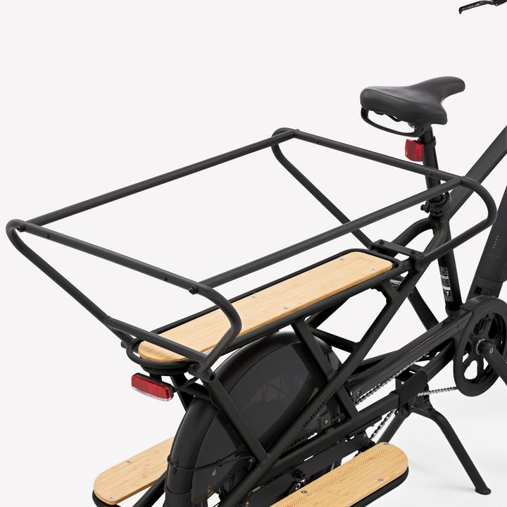 Actual product image Btwin E-cargo bike Cargobike R500E Longtail V2 black