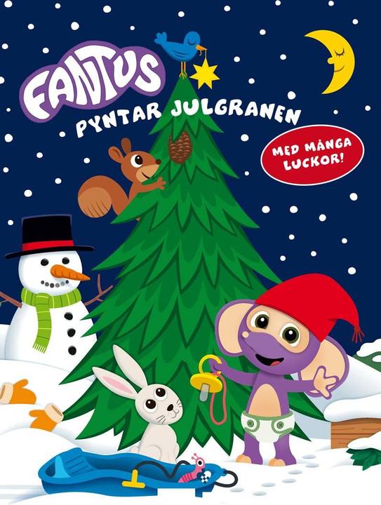 Produktbild Fantus : Fantus pyntar julgranen (Schwedisch, Knut Næsheim, 2024)