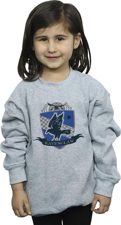 Actual product image Girls Ravenclaw Chest Badge Sweatshirt (140, 146)