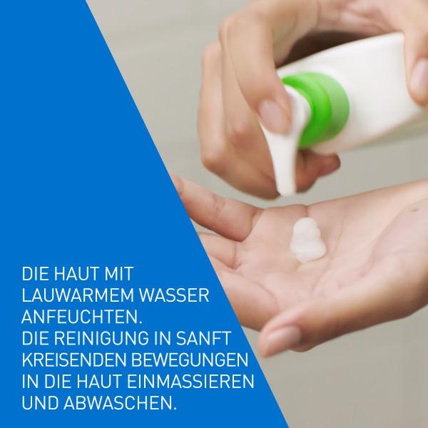 Produktbild CeraVe Feuchtigkeitsspendende Reinigungslotion für Gesicht und Körper (Reinigungslotion, 88 ml)