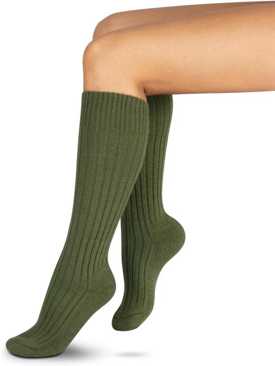 Actual product image Normani 3 pairs of outdoor knee socks ARMY (pack of 3, 43 - 46)