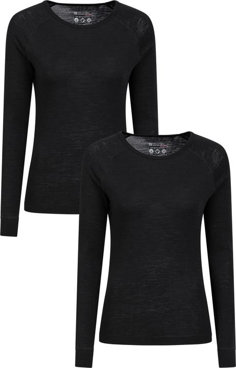 Immagine prodotto Mountain Warehouse Maglietta di Base Girocollo Donna Misura Confezione 2 (54 D)