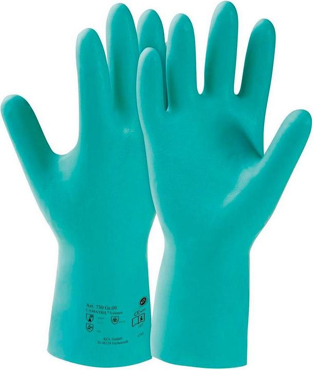 Produktbild KCL Handschuh Camatril 730, 310 mm, Gr. 9, grün (9)