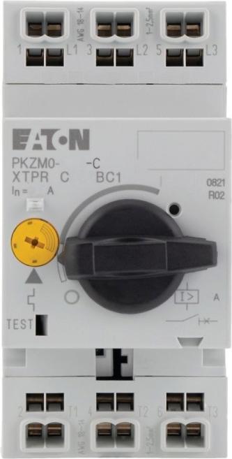 Produktbild Eaton Motorschutzschalter PKZM0-1.6-C 3polig handbetätigt