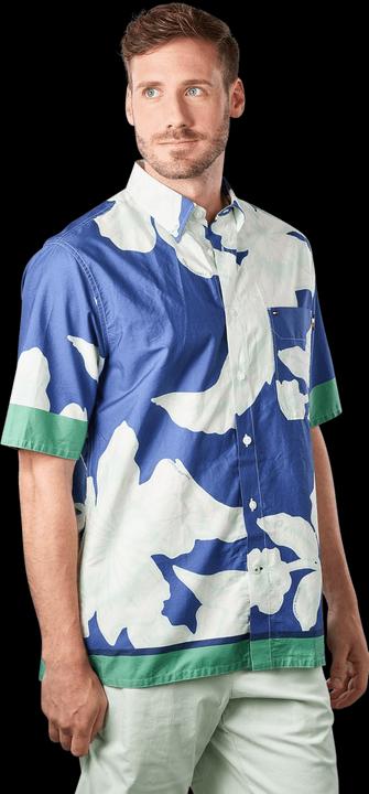 Tommy Hilfiger Casual Shirt Stencil Print Blue/Multi