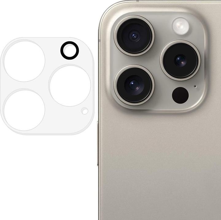 Immagine prodotto Ueli Express Protezione dell'obiettivo in vetro blindato della fotocamera (1 Pezzo/i, Apple iPhone 16 Pro Max, Apple iPhone 16 Pro)