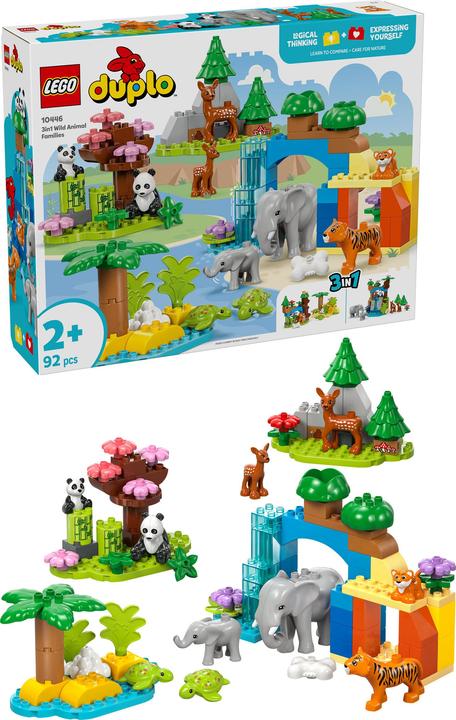 Actual product image LEGO Wildtier-Familien 3-in-1-Set (10446)