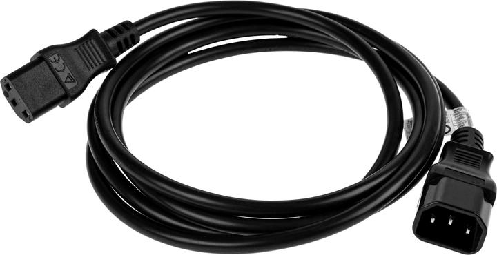 Image du produit Furber Rallonge C13-C14 2.0 m noir (2 m, C14, C13)