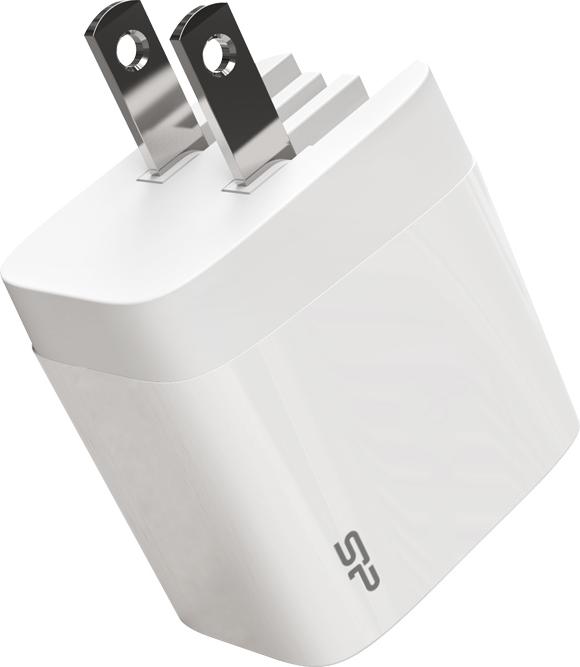 Silicon Power Silicon-Power Wall Charger QM16 USB/Typc Whi (20 W)