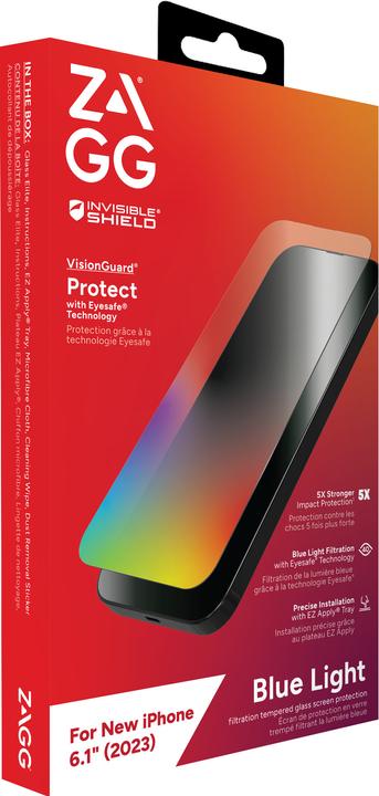 Immagine prodotto Zagg Glass Elite VisionGuard+ (1 Pezzo/i, Apple iPhone 15)