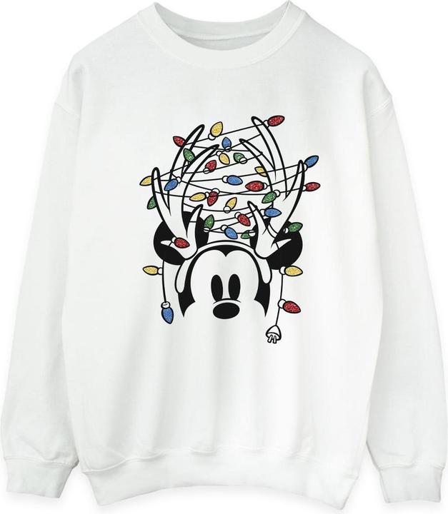 Produktbild Disney Mickey Mouse Christmas Head Lights Sweatshirt (L)