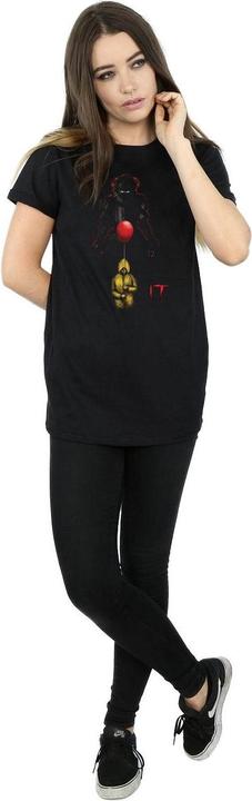 Actual product image Universal Textiles Womens/Ladies Pennywise Shadow Cotton Boyfriend T-Shirt (L)
