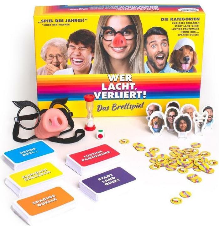 Actual product image Kampfhummel Who Laughs, Loses! Party game, Language: German, Category (German)