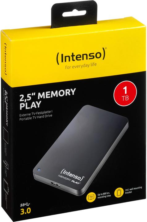 Produktbild Intenso Memory Play - TV-Festplatte (1 TB)