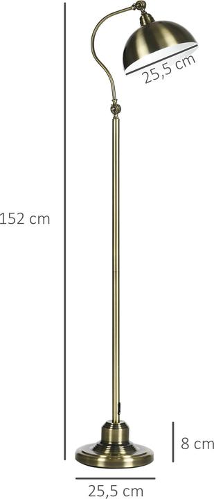 Produktbild Homcom Stehlampe mit E27 Fassung (E27)