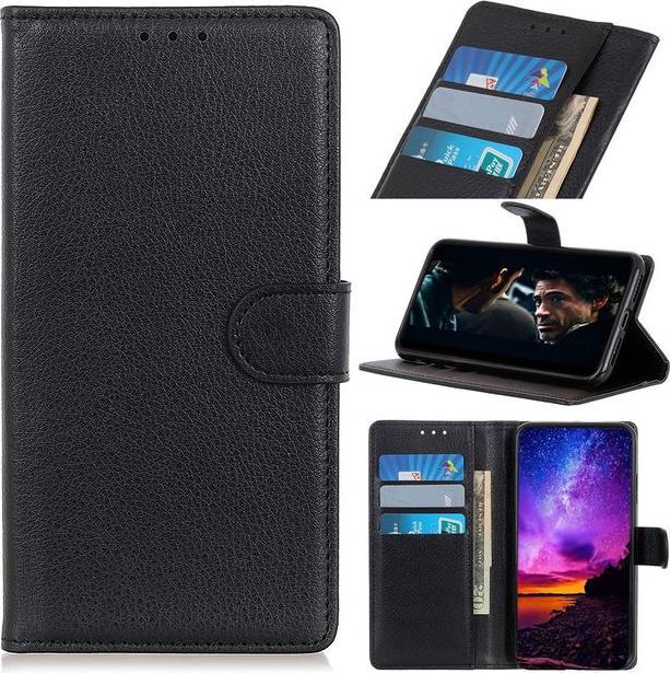 Actual product image MU Classic Litchi Leather Bookcover Series (ZTE Blade A3 (2020))