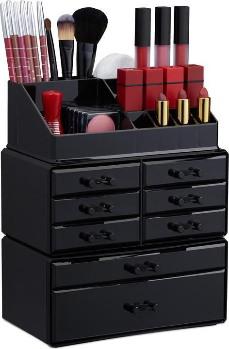Actual product image Relaxdays Makeup Organizer with 8 Drawers