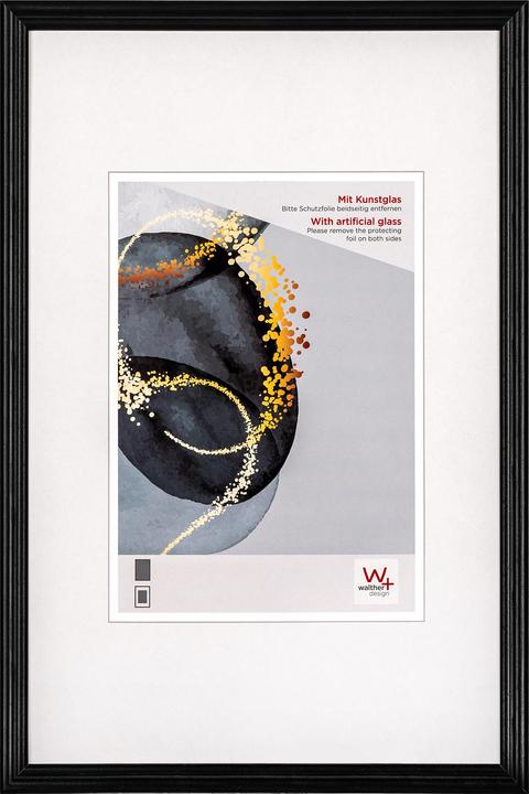 Actual product image Walther Design Select wooden frame with art glass (20 x 30 cm)