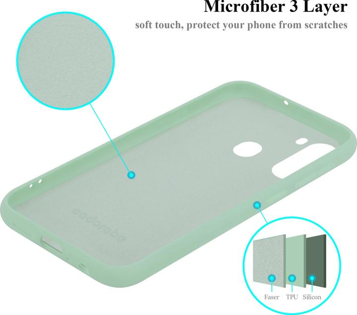 Actual product image Cadorabo TPU Liquid Silicone Case Cover (Samsung Galaxy A21)