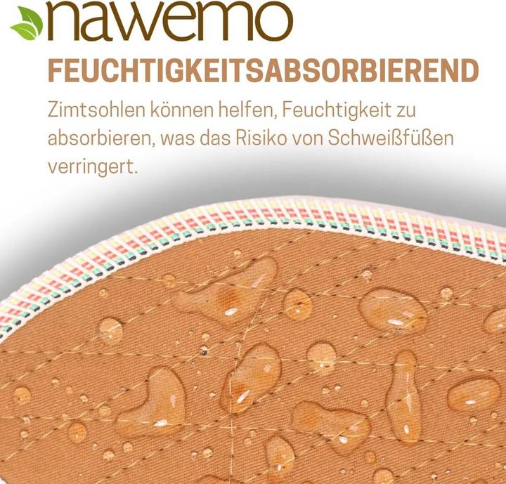 Immagine prodotto Nawemo Solette alla cannella contro il sudore dei piedi