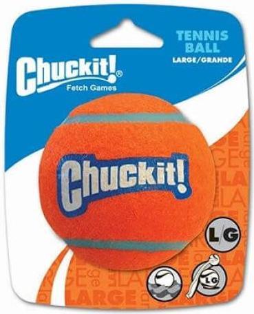 Produktbild Chuckit! CHUCKIT TENNIS BALL Tennisball 7 6 cm Durchmesser Grösse L Orange (Kauspielzeug Hund)