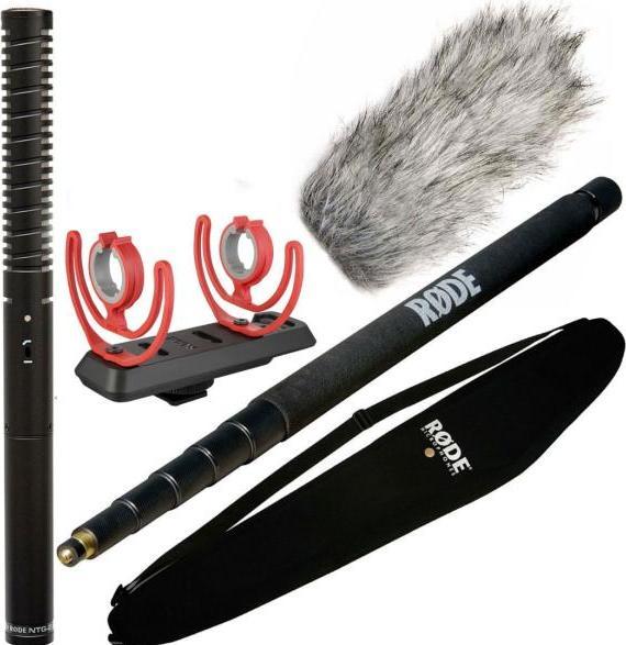 Produktbild RØDE NTG-2 mit Deadcat mit SM3-R mit Boompole 3m und Bag