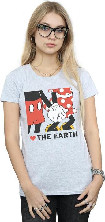 Produktbild Disney Mickey Mouse Heart The Earth TShirt (L)