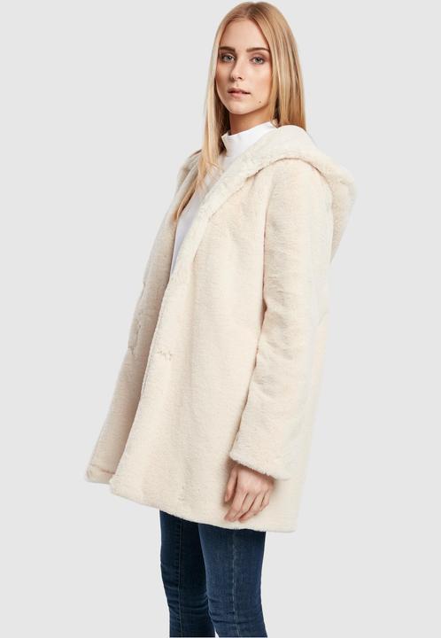 Actual product image Urban Classics Ladies Hooded Teddy Coat (M)