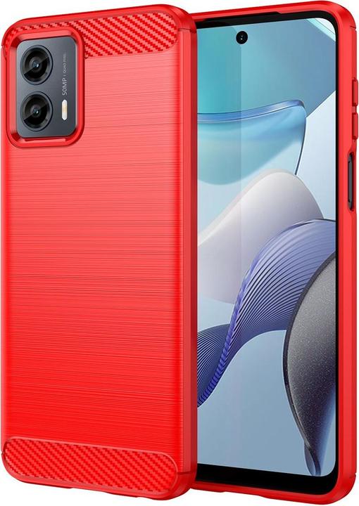 Produktbild König Design Hülle Handy Schutz für Google Motorola Samsung Xiaomi Case Cover Carbon Optik (Motorola Moto G Stylus 5G (2023))