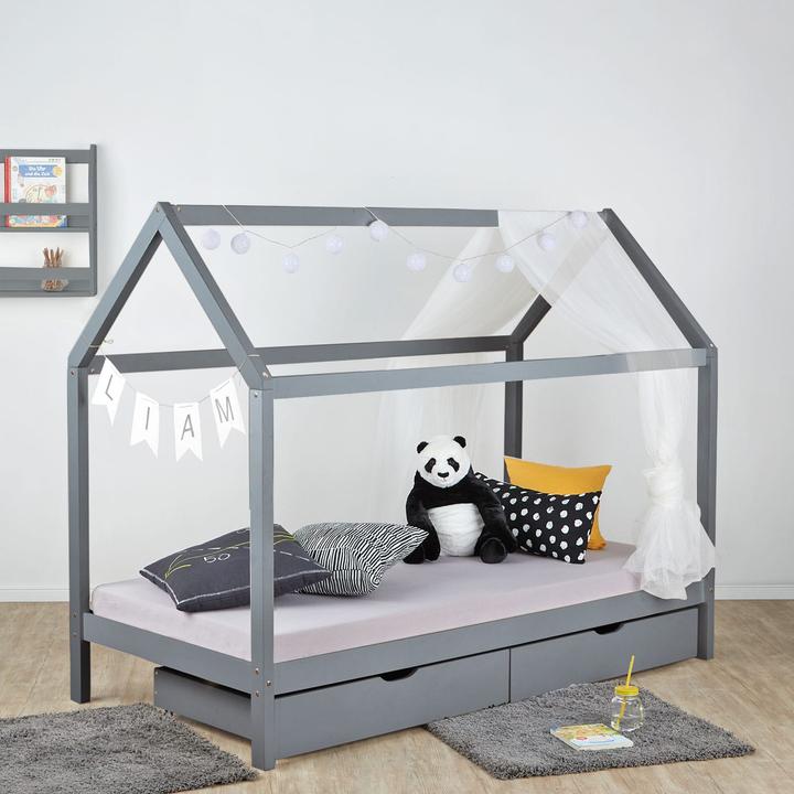 Actual product image Jamb Children's bed with drawers 90x200cm white (90 x 200 cm)
