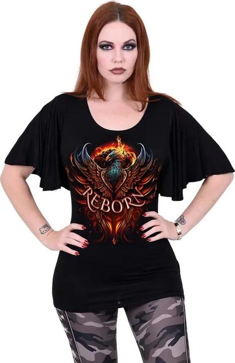Immagine prodotto Spiral Ashes Reborn Top Manica a Pipistrello Donna (4XL)
