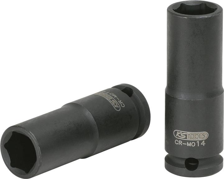 Produktbild KS Tools 3/8" Kraft-Stecknuss lang (13 mm)