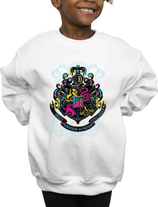 Image du produit - Sweat NEON HOGWARTS CREST - Fille (116)