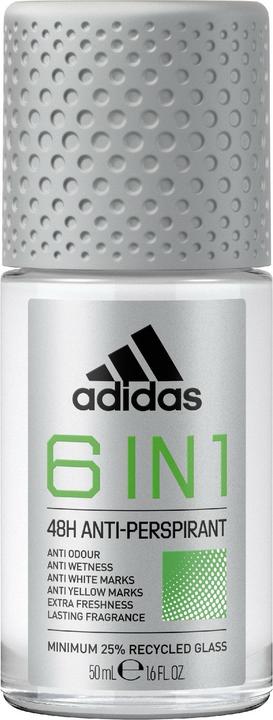 Produktbild adidas 6 in 1 Man - roll-on - 50 ml (Roll-on)