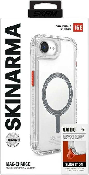 Produktbild Skinarma Case Saido MagSafe for iPhone 16e clear (Apple iPhone 16e)