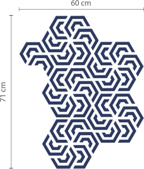 Image du produit Walplus Motif de géométrie polygonale (90 x 30 cm)