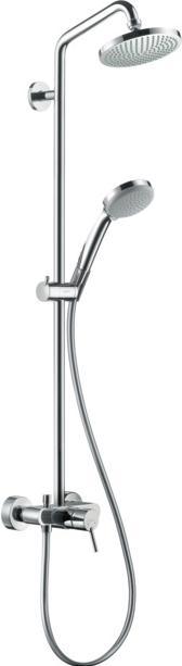 Produktbild hansgrohe Showerpipe CROMA 100 1jet DN 15, mit Einhebelmischer chrom