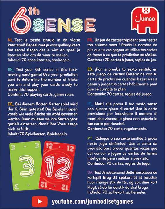 Immagine prodotto Jumbo Gioco di carte 6° Senso (Tedesco)