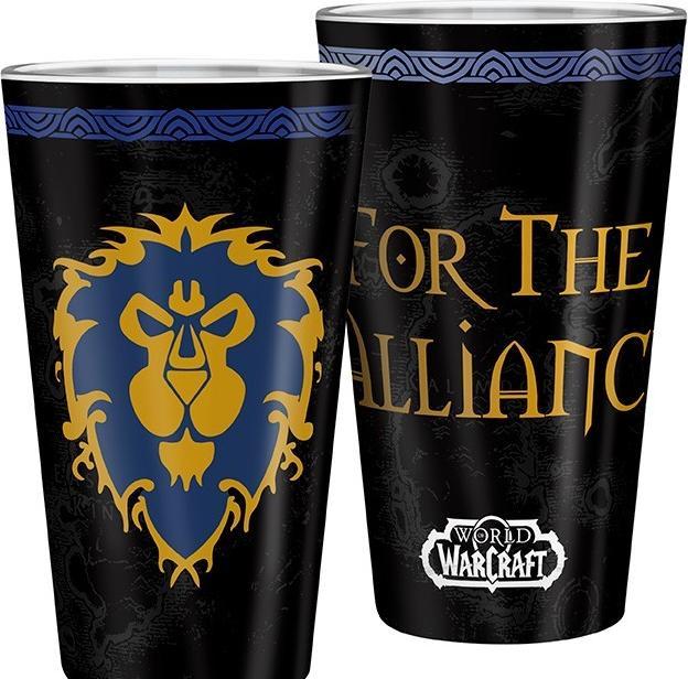 Image du produit ABYstyle WORLD OF WARCRAFT - Grand verre - 400ml - Alliance - box x2