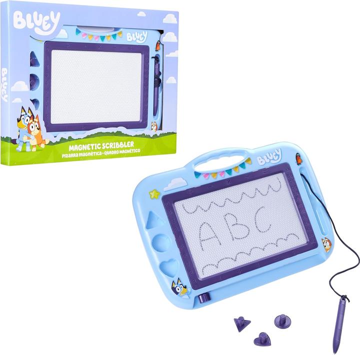 Actual product image Bluey Magnetic board with stamps and pen