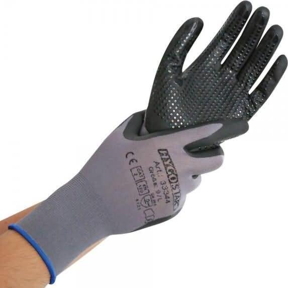 Produktbild kaiserkraft Stretch-Strick-Handschuhe ERGO FLEX NOPPEN (XL)