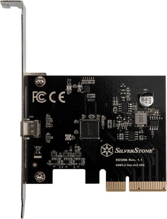 Produktbild Silverstone SST-ECU06, USB-C 3.2 Gen 2x2 Schnittstellenkarte - PCIe