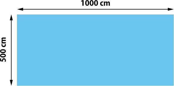 Image du produit Mendler Couverture de piscine bâche thermique bâche bâche solaire, épaisseur : 200 µm - rectangulaire 10x5m